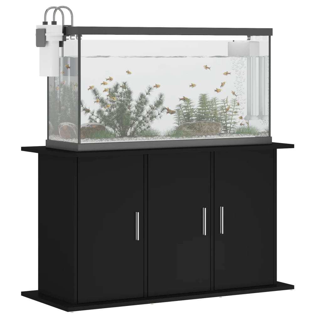 NNEVL Aquarium Stand Black 101x41x58 cm Engineered Wood